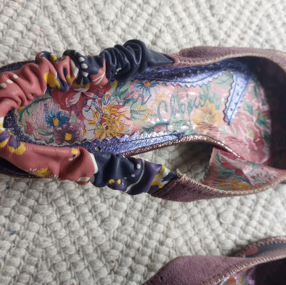 Irregular Choice Purple And Pink Mini Heel - Picture 8 of 8
